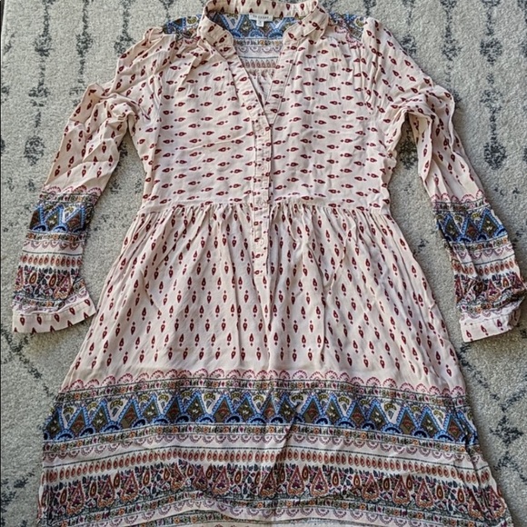 En creme boho dress - Picture 1 of 2